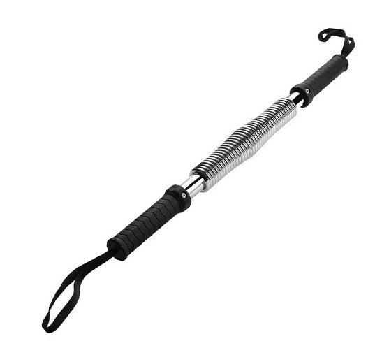 Electroplating spring arm force bar chest expansion arm force exercise arm muscle exercise grip force bar fitness equipment