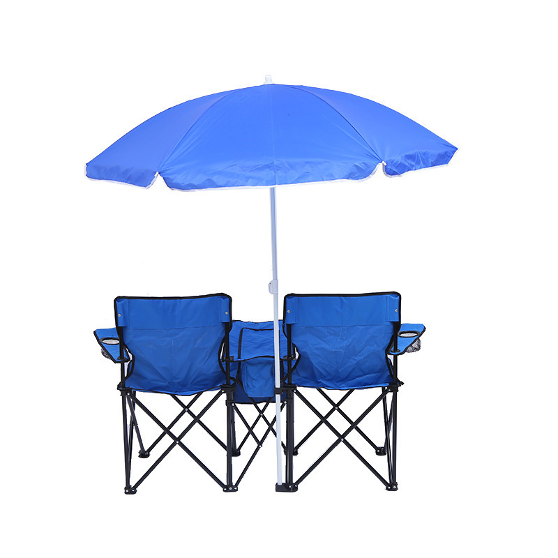 New Metal Portable Folding Outdoor Camping Picnic  Beach Chair With Umbrella