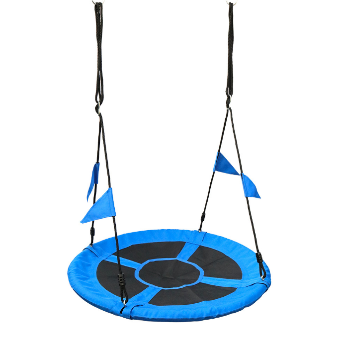 Plastic Kids Sport Equipment Swing Rope Round Kids Swing Seat Strong Disc Swing for Outdoor Backyard Playground