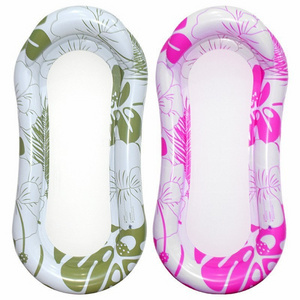 Outdoor Beach Party PVC Material Transparent Mesh Water Floating Inflatable Hammock