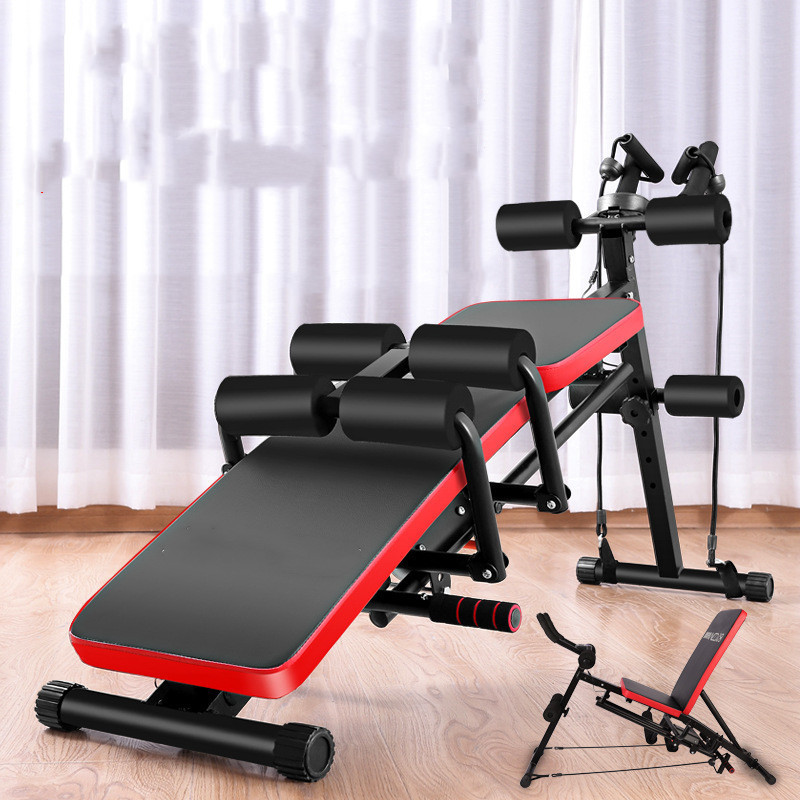 Multifunctional eight-in-one dumbbell bench beauty waist machine supine board waist lifter assists sit-ups foldable