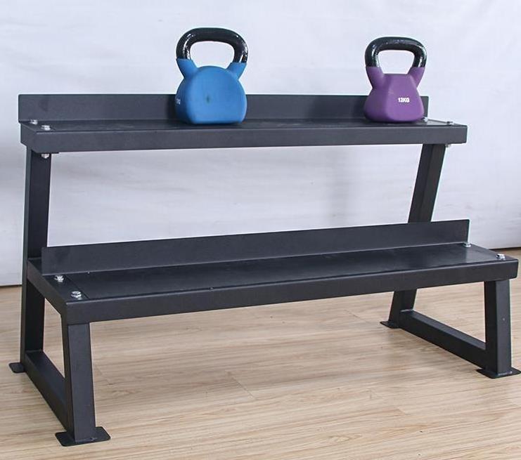 Dumbbell Rack Stand and kettlebell stand Weight Rack for Dumbbells Home Gym Storage 3 Tier