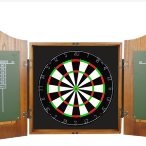 Solid wood dart box set high-end bar wooden dart box dartboard cabinet