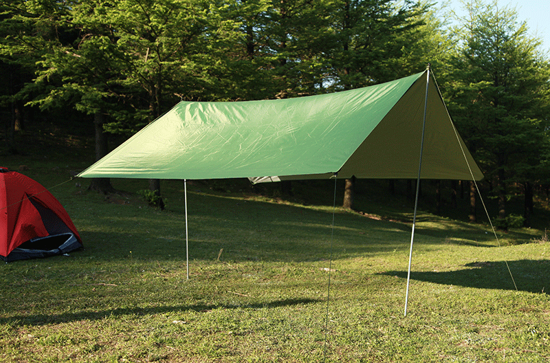 Waterproof camouflage outdoor large canopy shading beach camping tent waterproof cushion triangle canopy