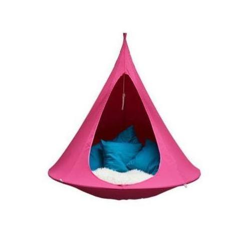 2024 wholesale modern outdoor furniture Garden Air Hanging conical portable Nylon hammock single double high quality