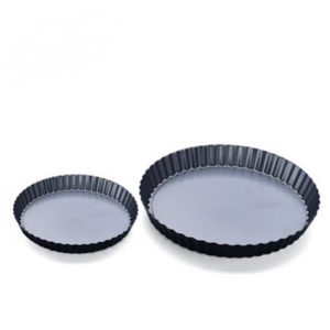 Fruit Tart Pie baking products Non-Stick Egg Tart Pan Round carbon steel baking pan bread Pizza Pan cake molds