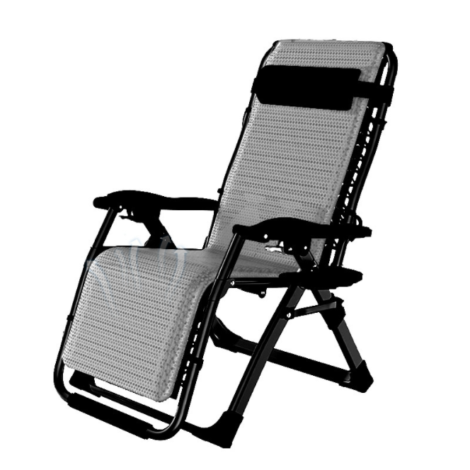 High quality steel frame sea folding beach deck chair