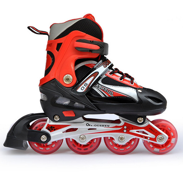 Boys Kids Adjustable Inline Skates, Girls Inline Skates for Kids, Beginner Roller Skates for Girls Men and Ladies Outdoor