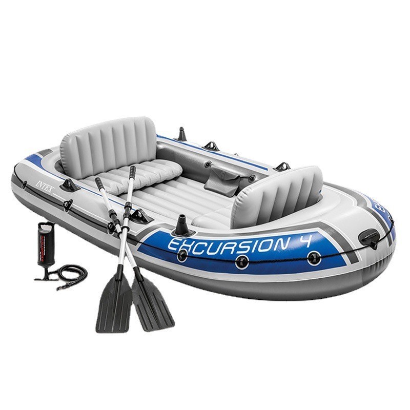 Intex 68324 / 68325 Excursion 4 -5 Boat Set Inflatable Kayak Water Sport Series Fishing Boat