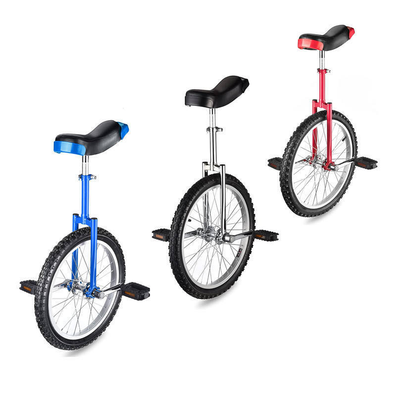 wholesale 20 Inch Steel Unicycle Bicycle children adult single-wheeled bicycle acrobatic performance props balance car