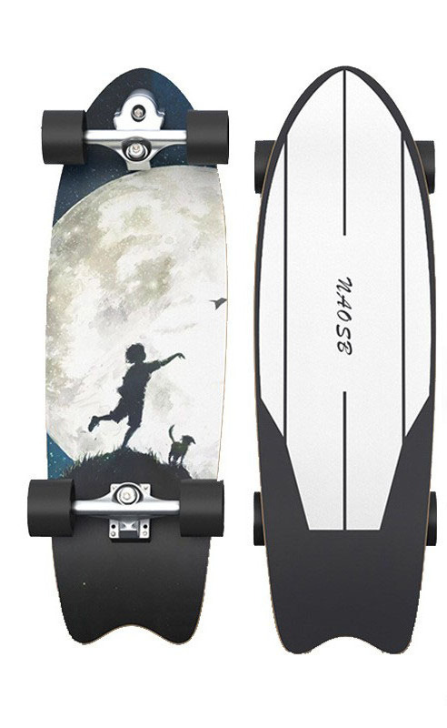 Manufacturers wholesale land surfboard S5 spring bridge skateboard adult children professional land punch board