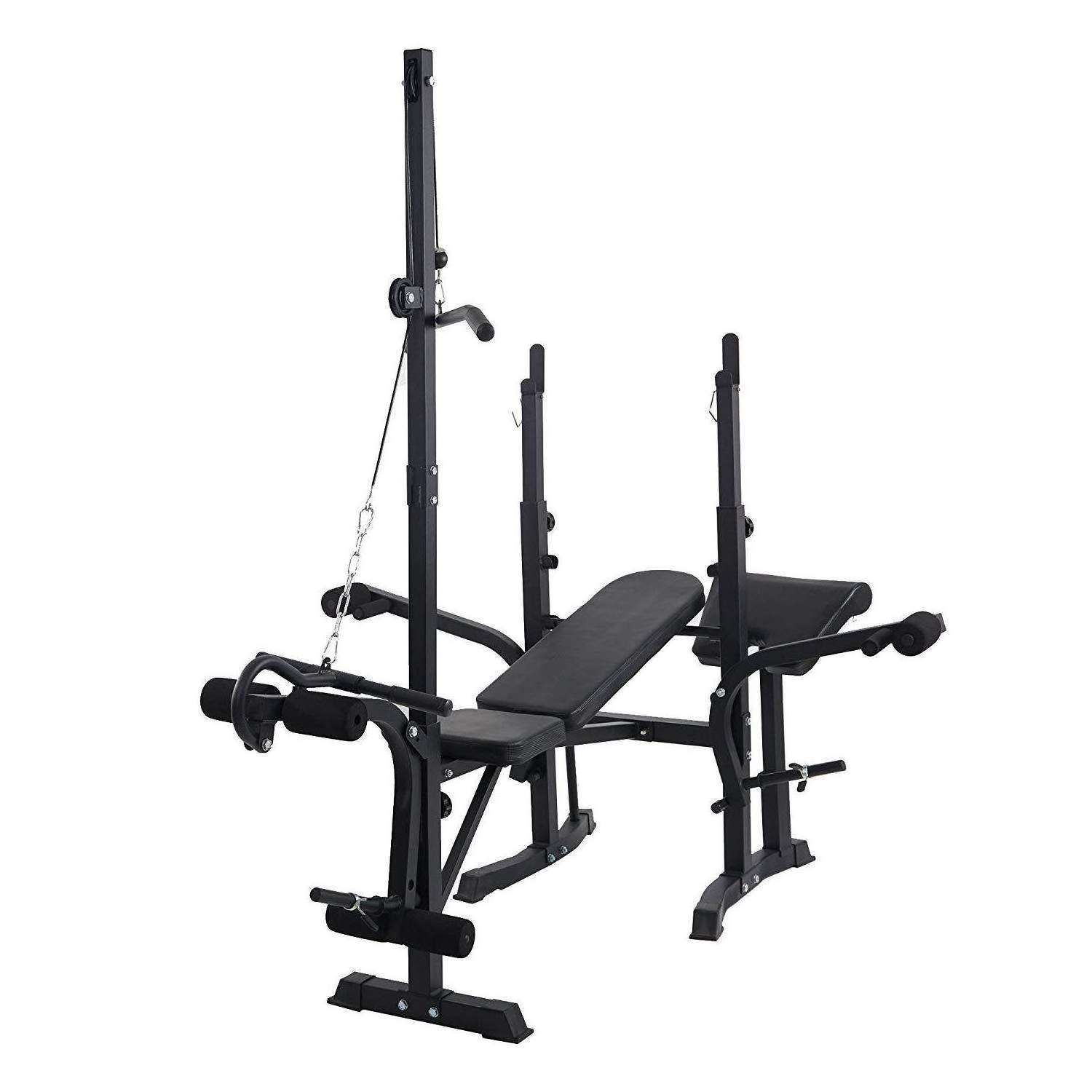 2023 Fitness Equipment  Weight lifting barbell Bench Press Squat Rack for home gym