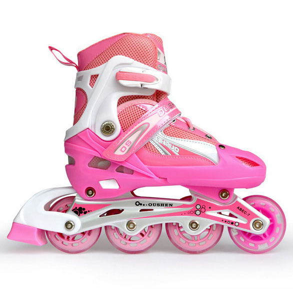 Boys Kids Adjustable Inline Skates, Girls Inline Skates for Kids, Beginner Roller Skates for Girls Men and Ladies Outdoor