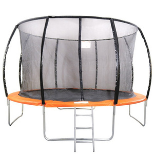 Wholesome Outdoor Trampoline 10ft/12ft/14ft Trampoline With Safety Enclosure Net