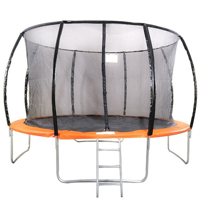 Wholesome Outdoor Trampoline 10ft/12ft/14ft Trampoline With Safety Enclosure Net