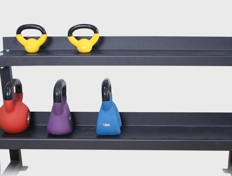 Dumbbell Rack Stand and kettlebell stand Weight Rack for Dumbbells Home Gym Storage 3 Tier