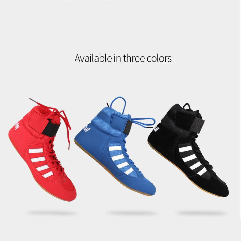 make your own wrestling shoes Breathable Mesh Men Boxing Shoes Wholesale New Style High Quality Women Wrestling Boxing shoes