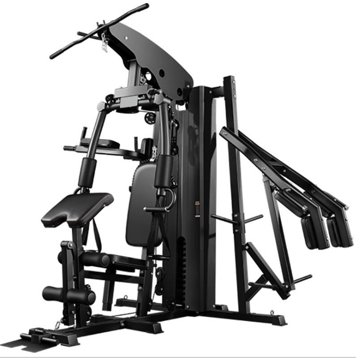 Comprehensive 3-Person Station Smith Machine Home Gym Use Multifunctional Fitness Equipment Workout Chest Training Made Steel