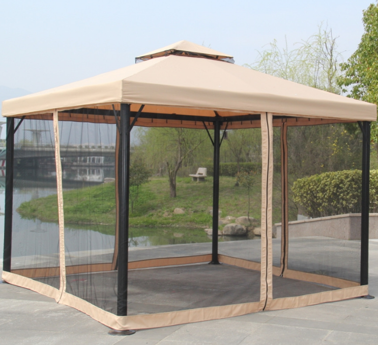 online store hot sale Outdoor High Quality Garden gazebos Modern Party Outdoor tents BBQ Hardtop Gazebo Tent Aluminium canopy