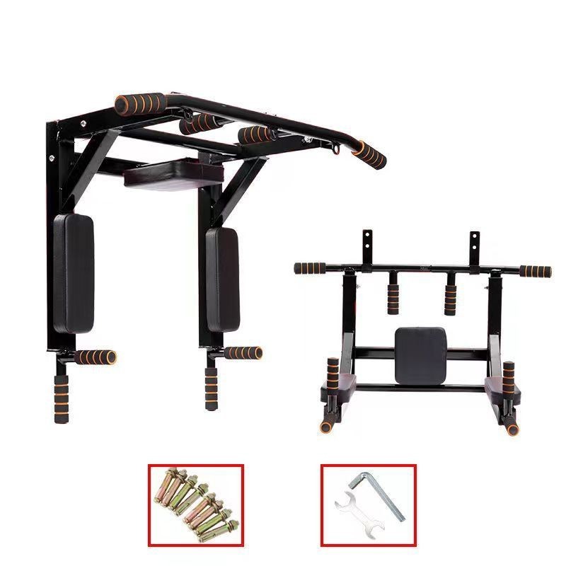 Pull Up Bars Wall Mounted Multi-Grip Chin-up Station  Strength Training  Fitness Equipment Single Parallel Bars for Walls