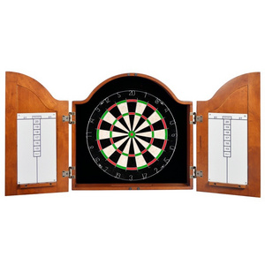 TAPSPORTS wholesale indoor wood Dartboard and Cabinet Set with Darts