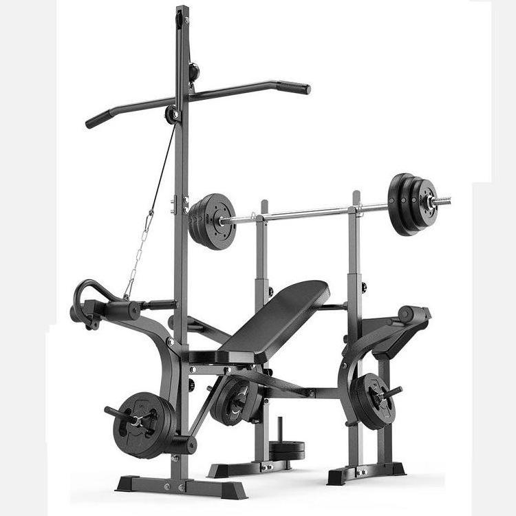 2023 Fitness Equipment  Weight lifting barbell Bench Press Squat Rack for home gym