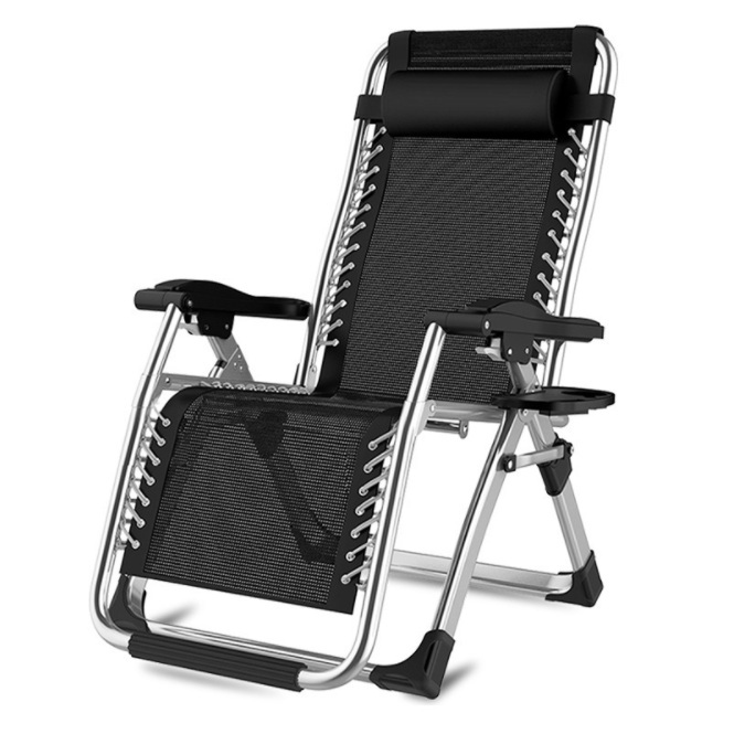 High quality steel frame sea folding beach deck chair