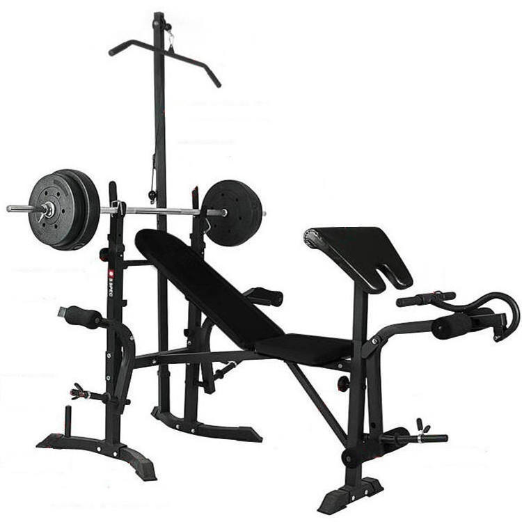 2023 Fitness Equipment  Weight lifting barbell Bench Press Squat Rack for home gym