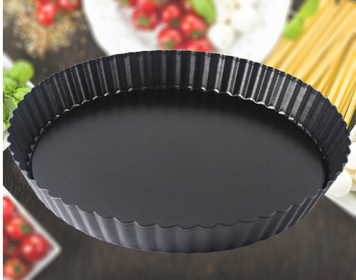 Fruit Tart Pie baking products Non-Stick Egg Tart Pan Round carbon steel baking pan bread Pizza Pan cake molds