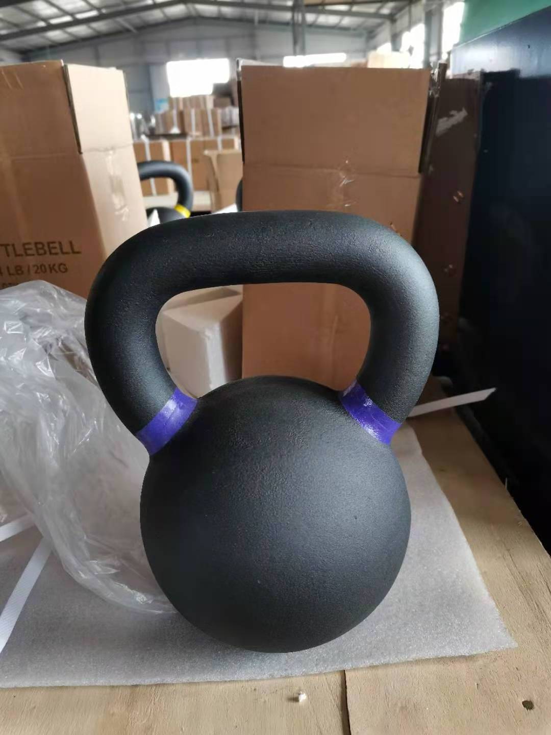 Custom Logo gym fitness equipment adjustable weightlifting training cast iron kettlebell weight