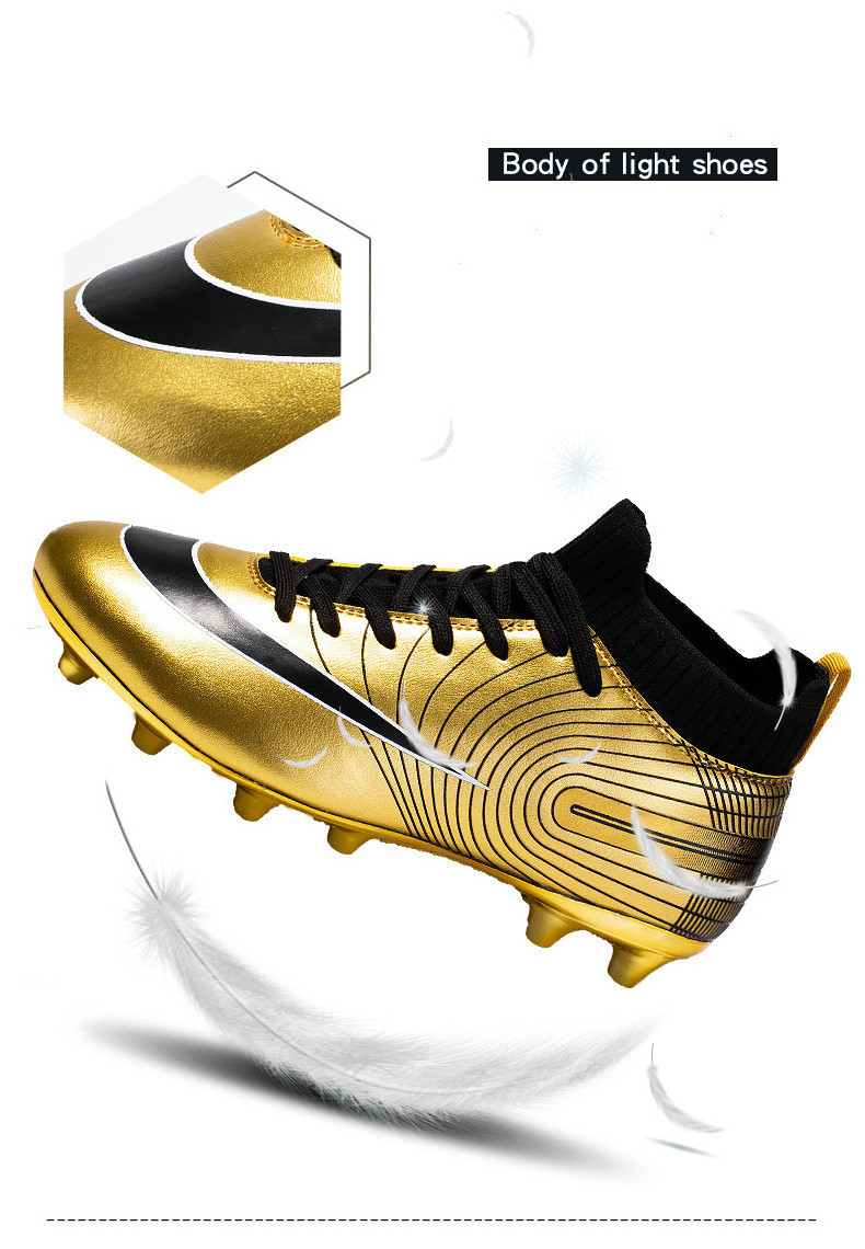 Men's Soccer Boots Soccer Shoes Cleats Spikes Sports Shoes Comfortable Adult Sports Outdoor/Indoor/Competition/Training