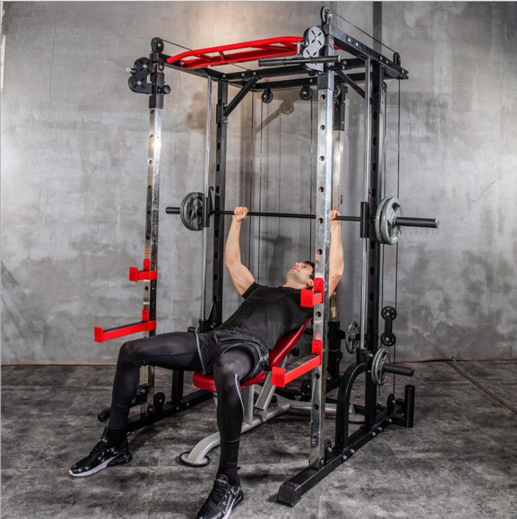 Gym Fitness Equipment Cheap J009 functional trainer smith squat racK machine for sale