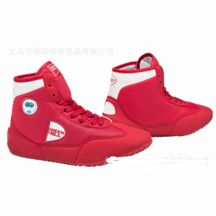 Customize Breathable Mesh Men Boxing Shoes Wholesale New Style High Quality Professional Women Wrestling Boxing Shoes