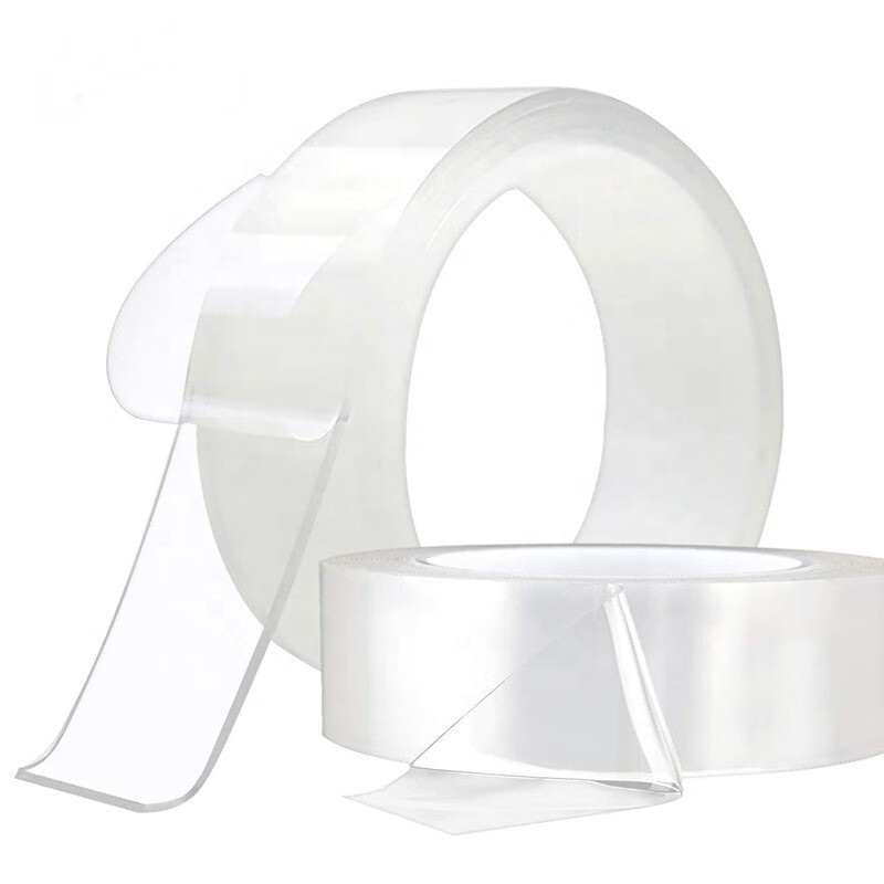 Good Price 1M Clear Adhesive Double Sided Nano Transparent Roll Waterproof PU Wall Nano Tape Nano Double Sided Tape