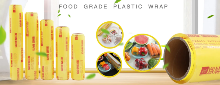 Low Price Black High Quality Brand Pvc Best Fresh Cling Film Packaging For Food Wrap Shrink Films One Roll