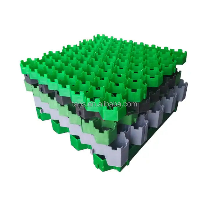 HDPE Plastic 500X500X38mm Grass Gravel Paver Driveway Grid