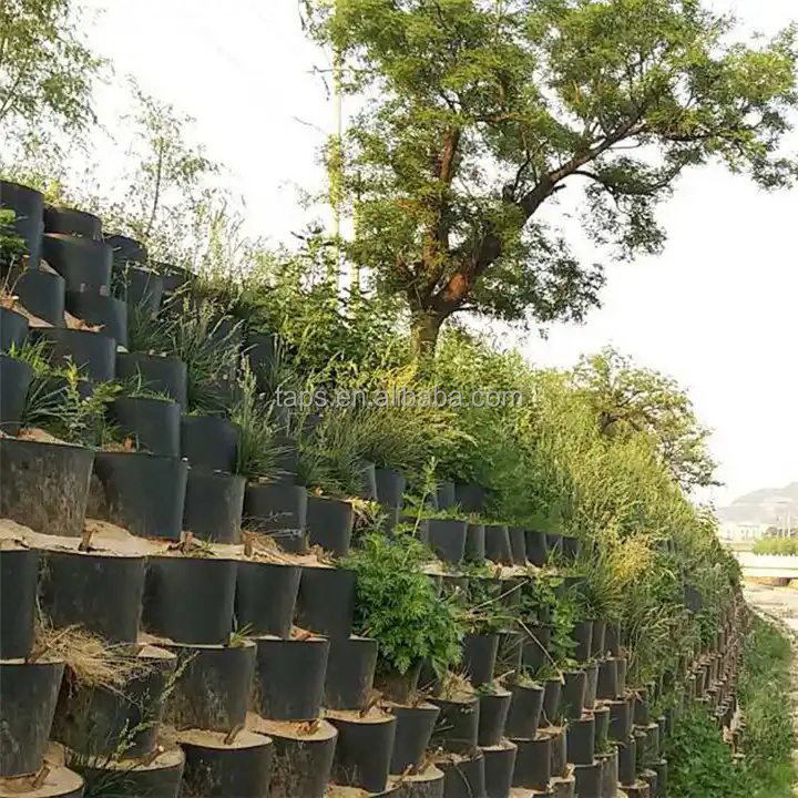 Polyethylene Plastic Geocells Retaining Wall for River Bank Erosion Control