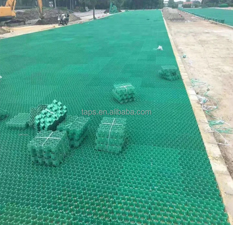 HDPE Plastic 500X500X38mm Grass Gravel Paver Driveway Grid