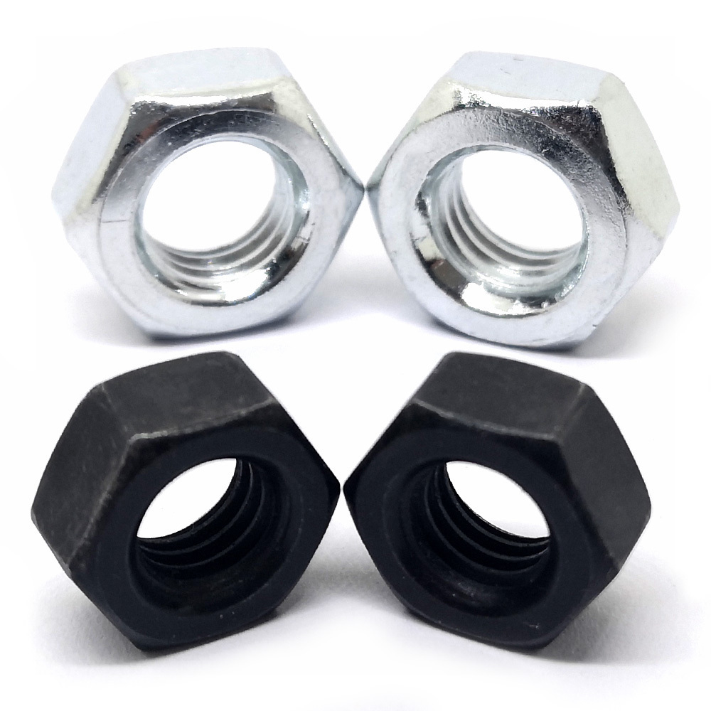 High Strength Black Galvanized M3 M6 M8 M10 Unf Unc Inch Grade 8.8 4.8 10.9 Stainless Carbon Steel Self Locking Hex Thin Nut