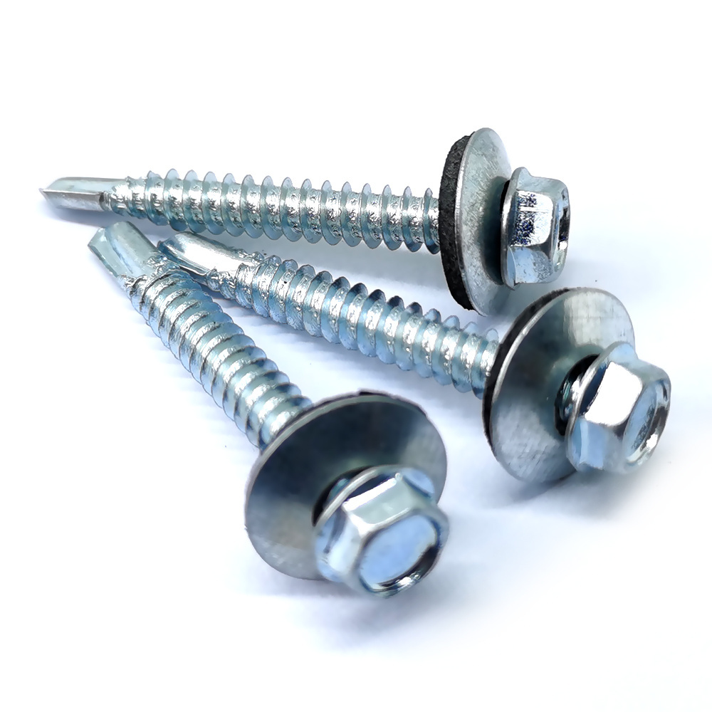 Stainless Steel Self Drilling Building Hex Head Color Din7504K Roofing Screw