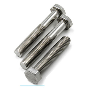 good Price Stainless Steel Din 931 Din933 304 316 316l 1/6 Hexagon Head Bolts Ss Bolts Nuts Hex Bolt