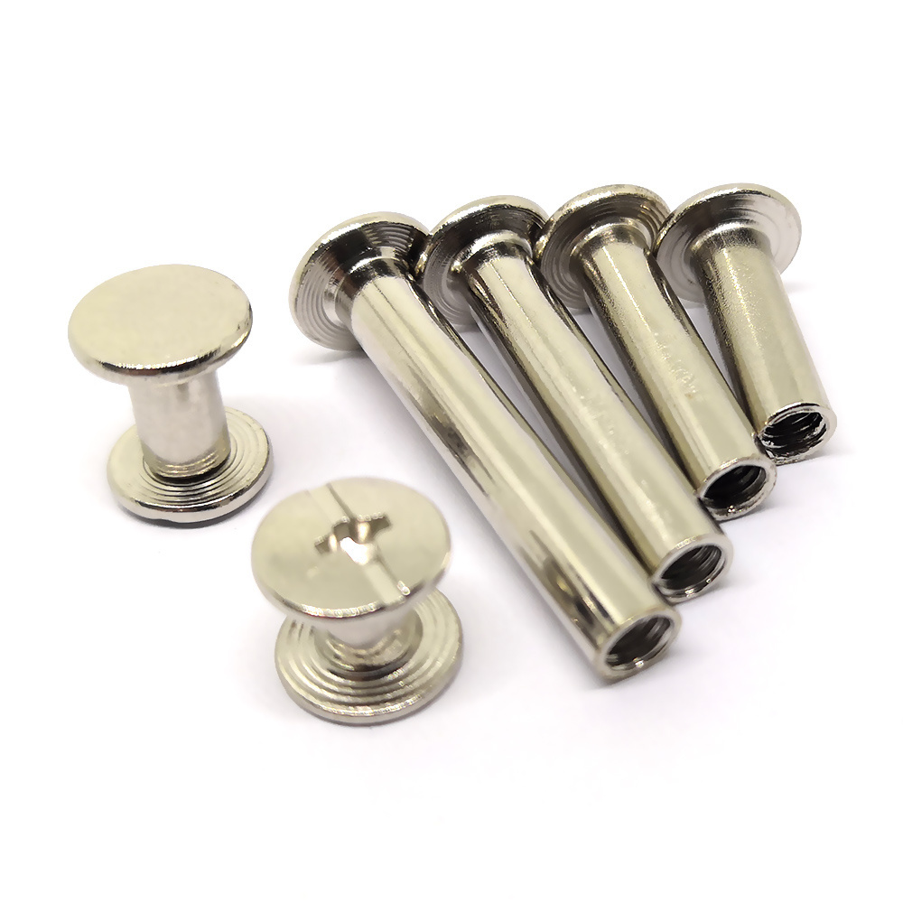 Hot Selling M2 M3 M4 M5 M6 Belt Male Female Aluminum Brass Binding Bolt Tapping Drywall Stainless Steel Chicago Screws