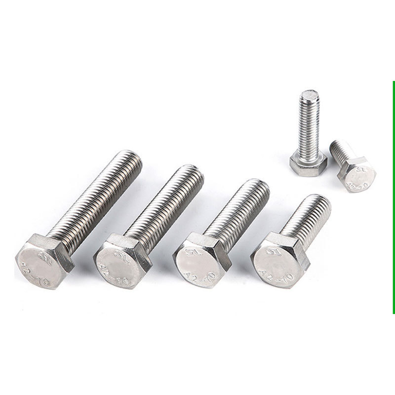 good Price Stainless Steel Din 931 Din933 304 316 316l 1/6 Hexagon Head Bolts Ss Bolts Nuts Hex Bolt