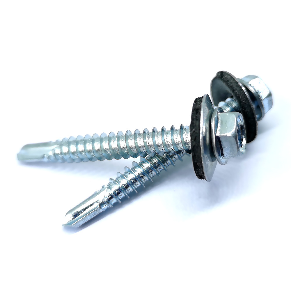 Drilling Hex Head Self Tapping Self-Drilling Roofing Screw With Washer