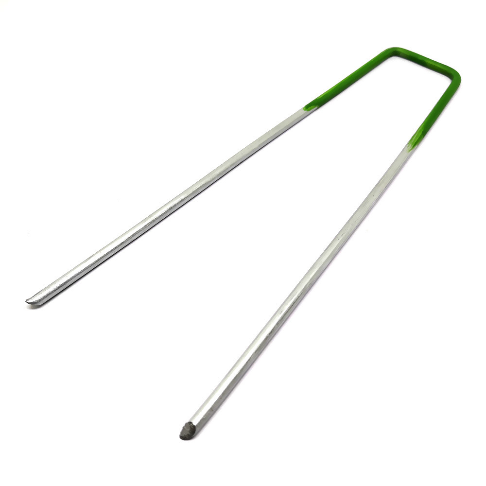 Hot Selling Galvanized Landscape Staples U Type Pin Nail Wire Steel Pegs Sod Staples For Garden