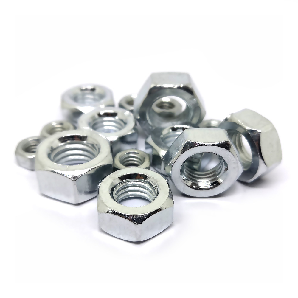 High Strength Black Galvanized M3 M6 M8 M10 Unf Unc Inch Grade 8.8 4.8 10.9 Stainless Carbon Steel Self Locking Hex Thin Nut