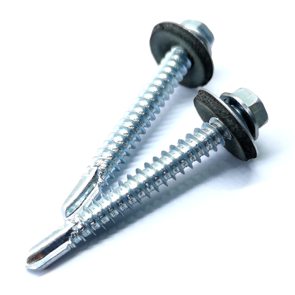 Drilling Hex Head Self Tapping Self-Drilling Roofing Screw With Washer