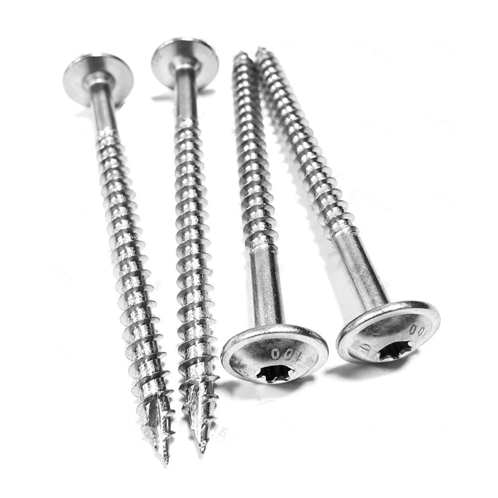 Hot Selling Torx Star Drive Structural Screws Lag Screws Ctx Ss304 Stainless Steel Wood Deck Screw