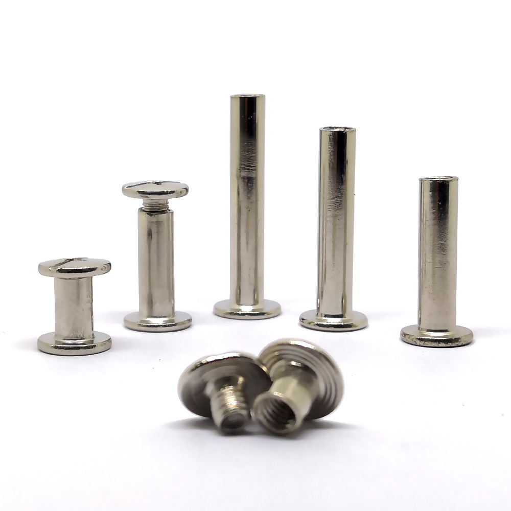 Hot Selling M2 M3 M4 M5 M6 Belt Male Female Aluminum Brass Binding Bolt Tapping Drywall Stainless Steel Chicago Screws