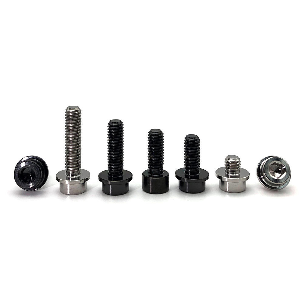 Hot Selling Anodized Surface Is Not Easy To Rust Colorful Titanium Alloy Bolts Screw Motorcycle M8 M6 Head Hexagon Bolt Screw